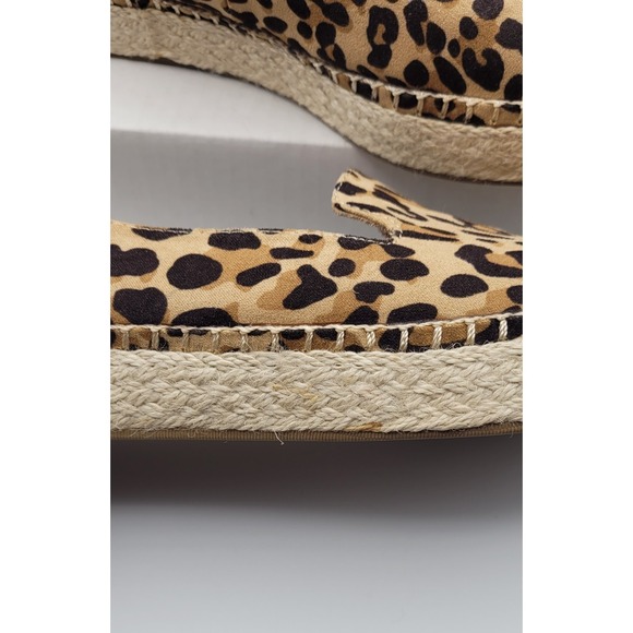Dr. Scholl's BE Energized Leopard Print Espadrilles Slip On Shoes Sz 10 - Picture 10 of 11